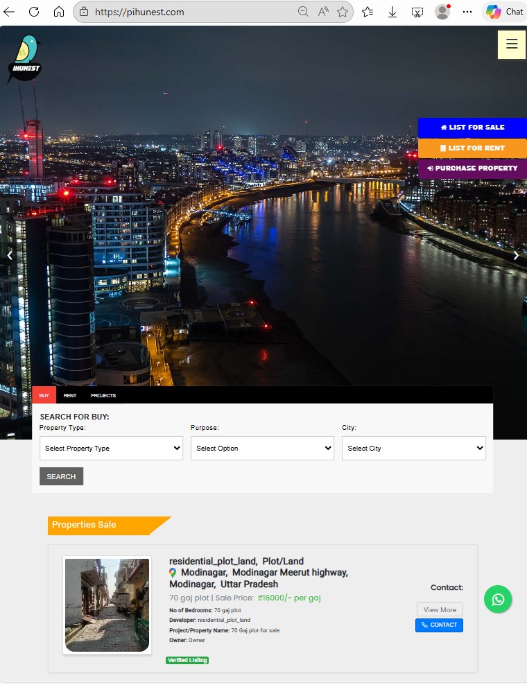 Real Estate Property Listing